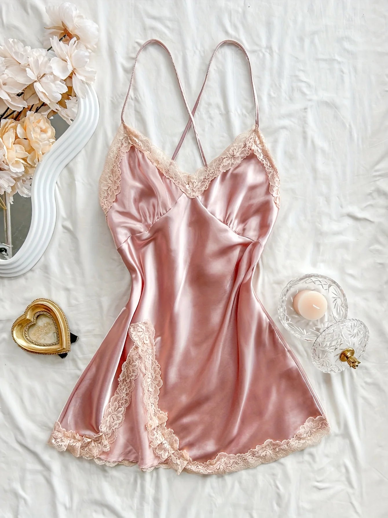 Nuisette en satin