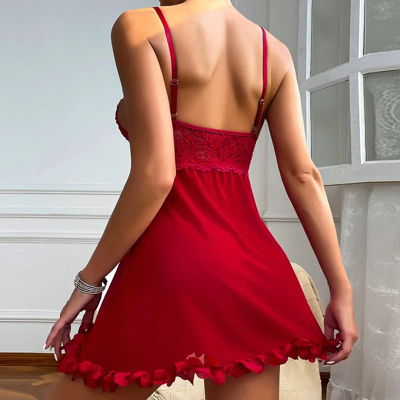 Étoile Tardive – nuisette transparente au tombé léger | Nuisettes transparente, en dentelle et sexy